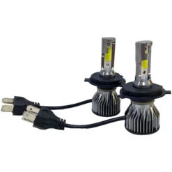 Lampadine Led Auto H4 60w Luce Fredda Coppia Lampade Ricambio F2 ET-05510