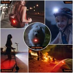 Set Di Luci Per Bici, Kit Di Luci Per Bici A LED Potenti, Luci Per Bici Impermeabili IPX5 USB Ricaricabili, Luci Per Bici Da Strada Anteriori E Posteriori Per Uomini E Donne, Bambini, 4/6 Modalità [Cl -Offerta economica Michelin 71079974 5