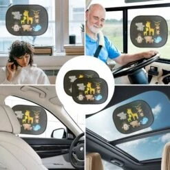 Tende Per Auto Per Bambini - Confezione Da 2 Tendine Parasole Per Auto Laterali 44,7 X 35,56 Cm Blocca I Raggi UV E Protegge Il Tuo Bambino -Offerta economica Michelin 71081256 4