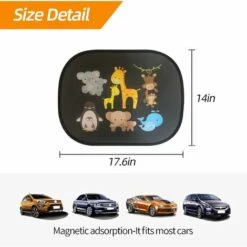 Tende Per Auto Per Bambini - Confezione Da 2 Tendine Parasole Per Auto Laterali 44,7 X 35,56 Cm Blocca I Raggi UV E Protegge Il Tuo Bambino -Offerta economica Michelin 71081256 5