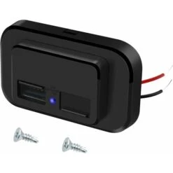 Due Prese USB Per Caricabatteria Da Auto
