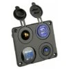Adattatore Per Auto 4 In 1, Doppio Pannello Interruttori Di Ricarica USB, Presa 12V Con Voltmetro LED, Interruttore On/off, Pannello Accendisigari Per Auto, Barche, Camper, Camion, GPS, Telefoni Cellu -Offerta economica Michelin 71529532 1