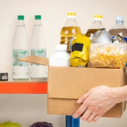 Relaxdays Scaffale In Acciaio, HLP 180x90x40 Cm, 4 Ripiani Ad Alta Portata 700 Kg, Per Garage E Cantina, Blu Arancione -Offerta economica Michelin 72271487 5