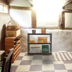 Relaxdays Scaffale In Acciaio, HxLxP 180 X 100 X 60 Cm, 5 Ripiani Ad Alta Portata 1250 Kg, Per Garage E Cantina, Nero -Offerta economica Michelin 72271521 5