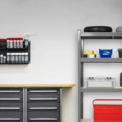 2x Scaffale In Metallo, Capacità Fino A 875 Kg, 180x90x45 Cm, Scaffalatura Ad Alta Portata Da 5 Ripiani, Grigio -Offerta economica Michelin 74448981 5