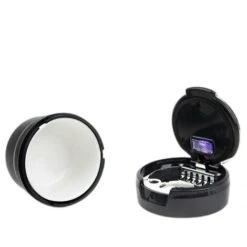 Posacenere Auto Portatile Automotive A Prova Di Odore Con Coperchio E Led Luce Blu Spazzatura Può Staccabile Sigaretta Senza Fumo Antivento -Offerta economica Michelin 74925905 3