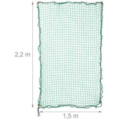Relaxdays Rete Di Copertura Per Rimorchio, 1,5 X 2,2 M, 6 Ganci, Segni Per Gli Angoli, Corda In Gomma Elastica, Verde 10 Relaxdays Rete Di Copertura Per Rimorchio, 1,5 X 2,2 M, 6 Ganci, Segni Per Gli Angoli, Corda In Gomma Elastica, Verde -Offerta economica Michelin 76514492 4