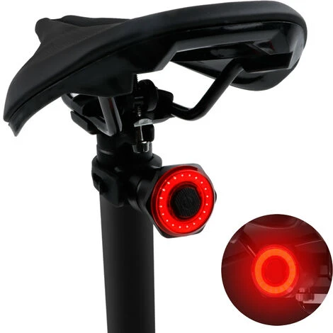 Fanale Posteriore Per Bici Intelligente Luce Freno Posteriore Fanale Posteriore Di Sicurezza Ricaricabile USB Impermeabile Torcia Posteriore Per Bicicletta 3 Fanale Posteriore Per Bici Intelligente Luce Freno Posteriore Fanale Posteriore Di Sicurezza Ricaricabile USB Impermeabile Torcia Posteriore Per Bicicletta