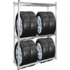 Scaffale Pneumatici Portagomme Officina Garage Magazzino 180x120x40cm -Offerta economica Michelin 8021396 1