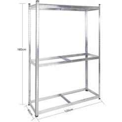 Scaffale Pneumatici Portagomme Officina Garage Magazzino 180x120x40cm -Offerta economica Michelin 8021396 5