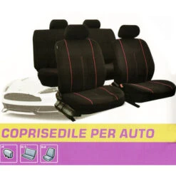 Coprisedili Auto Universali Nero Anteriore Posteriore Protezione Sedile CA-03714 9 Coprisedili Auto Universali Nero Anteriore Posteriore Protezione Sedile CA-03714 -Offerta economica Michelin 82876849 3