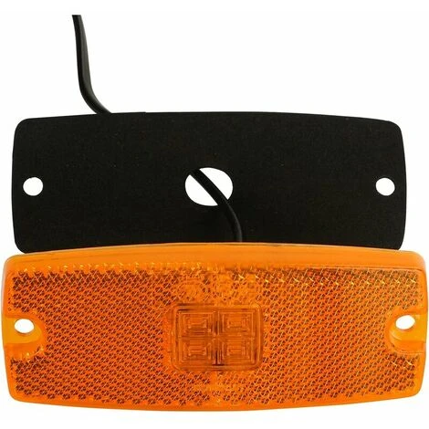 GTA Piece 12V/24V Luci Di Posizione A LED Ambra Con Riflettore Luci Di Posizione Laterali Per Rimorchio, Camion, Roulotte, Camper (giallo/giallo) 4 GTA Piece 12V/24V Luci Di Posizione A LED Ambra Con Riflettore Luci Di Posizione Laterali Per Rimorchio, Camion, Roulotte, Camper (giallo/giallo) - immagine 2