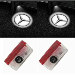Luci Per Proiettori Con Logo A LED Per Portiera Dell'auto Per Mercedes Benz Gls/Glc/Glb/Gla/A/B/C/E Class