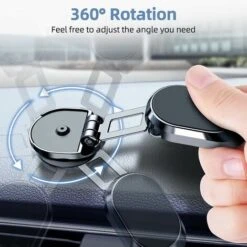 Supporto Per Telefono Magnetico Per Auto, Supporto Per Telefono Magnetico Pieghevole, Magnete Per Telefono Ruotabile A 360° Multifunzionale Per Cruscotto Dell'auto Supporto Per Telefono Cellulare Supp -Offerta economica Michelin 85321497 3