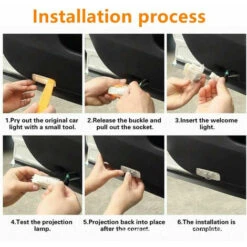 (Confezione Da 4) Luci Per Portiera Dell'auto Logo Proiettore Luci Di Benvenuto Compatibili Con Gli Accessori BMW Serie 1/3/4/5/6/7/M/X/Z/GT -Offerta economica Michelin 85322795 5