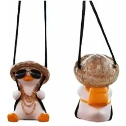 Swing Duck Car Hanging Ornament Cute Swing Duck Car Pendant Decoration Flying Duck Accessori Per Specchietti Retrovisori, BR-Life -Offerta economica Michelin 85909540 2