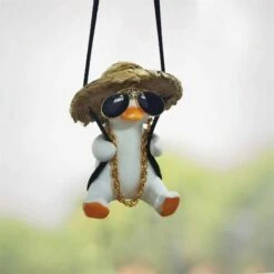 Swing Duck Car Hanging Ornament Cute Swing Duck Car Pendant Decoration Flying Duck Accessori Per Specchietti Retrovisori, BR-Life -Offerta economica Michelin 85909540 3