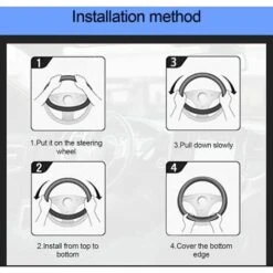 Coprivolante Universale Per Auto In Pelle Microfibra Antiscivolo Senza Anello Interno (rosso) -Offerta economica Michelin 85913529 5