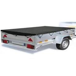 Werkapro 0 WERKAPRO-11343 - Canna Per Rimorchio, 230 X 135 X 7 Cm, 200 G/m², In Polietilene, Colore: Nero