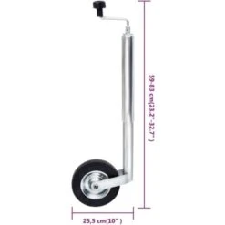 Ruotino Per Rimorchio 48 Mm Acciaio Zincato VidaXL -Offerta economica Michelin 90873298 3