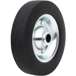 Ruota Per Ruotino Ø20x5 Cm Gomma Massello E Acciaio VidaXL