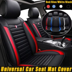 Coprisedili Per Sedili Anteriori Universali Per Auto Copricuscini Traspiranti In Pelle PU 4 Colori (rosso, Versione Di Lusso Impermeabile) -Offerta economica Michelin 93355780 4