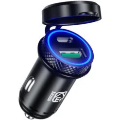 Caricabatteria USB C Per Sigari 60W/5A Caricabatteria Per Auto QC3.0 E PD Tipo C Adattatore USB Per Accendisigari Veloce A Doppia Porta Per IPhone 13/12 Pro/, Galaxy S21/20, Huawei IPad