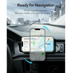 Caricabatterie Per Auto A Induzione, Compatibile Con IPhone 12/13, Caricabatterie Wireless Per Auto Magnetico Veloce, Supporto Magnetico Per Auto ， -Offerta economica Michelin 96195223 3