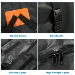 Borsa Da Carico Impermeabile 600D Portapacchi Da Tetto Per Auto Borsa Da Viaggio Universale Borsa Da Viaggio Per Campeggio Da Viaggio, Modello: Nero -Offerta economica Michelin 96196979 3