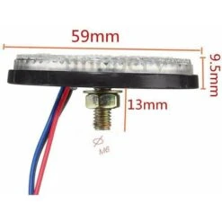 Luci A LED Per Rimorchio, 2 Pezzi Fanale Posteriore Per Rimorchio Luci A LED Luce ITeno Riflettore Rotondo LED 12V Luce Di Posizione A LED Per Camion Moto Automobilistico (Rosso ， 2 Pezzi) -Offerta economica Michelin 97078253 5