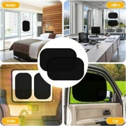 Parasole Per Auto Per Bambini, MOLTO SCURO Protezione Dai Raggi UV/dal Calore, Tendine Parasole Autoadesive Per Bambini, Veloce/Facile Da Installare, Custodia Inclusa, Dimensioni 51x31 Cm (4 Pezzi) -Offerta economica Michelin 97078483 4