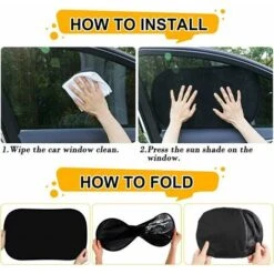 Parasole Per Auto Per Bambini, MOLTO SCURO Protezione Dai Raggi UV/dal Calore, Tendine Parasole Autoadesive Per Bambini, Veloce/Facile Da Installare, Custodia Inclusa, Dimensioni 51x31 Cm (4 Pezzi) -Offerta economica Michelin 97078483 5