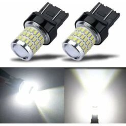7443 7440 T20 W21/5W Lampadine LED Super Luminose, 12V 24V Xenon Bianco, Per Indicatori Di Direzione Retromarcia ITeno Coda Stop Luci Parcheggio RV (Confezione Da 2)