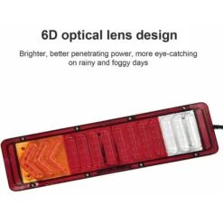 Kit Luci Per Rimorchio A LED, Set Di 2 19 Luci Posteriori A LED Per Furgone Con Rimorchio Per Auto Impermeabile 12V -Offerta economica Michelin 98113704 4