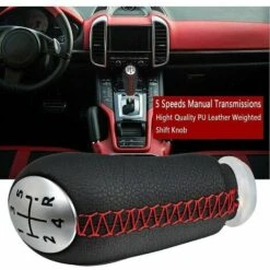 5 Velocità Di Cambio Manuale Pelle Universale Per Renault MEGane 2 Clio 3 SCENic 2 Kangoo Scatola A Leva Per Auto Rosso -Offerta economica Michelin 98230749 5