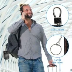 Borsa A Marsupio Faraday Con Blocco Del Segnale, 2 Sacchetti Di Blocco Del Segnale RFID Per Chiavi Dell'auto, Custodia Protettiva Anti RFID In Fibra Di Carbonio, Kueatily -Offerta economica Michelin 98385824 5