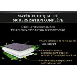 Coprisedile Per Auto In Pelle Sintetica Universale In Pelle PU Set Da 4 Pezzi Nero - Set Da 4 Pezzi Nero -Offerta economica Michelin 98713243 3